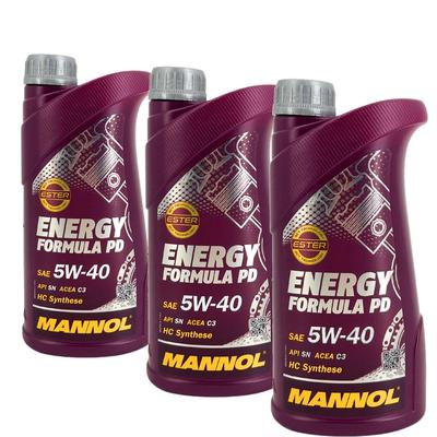 Mannol Energy Formula PD 5W-40 3x1 Liter