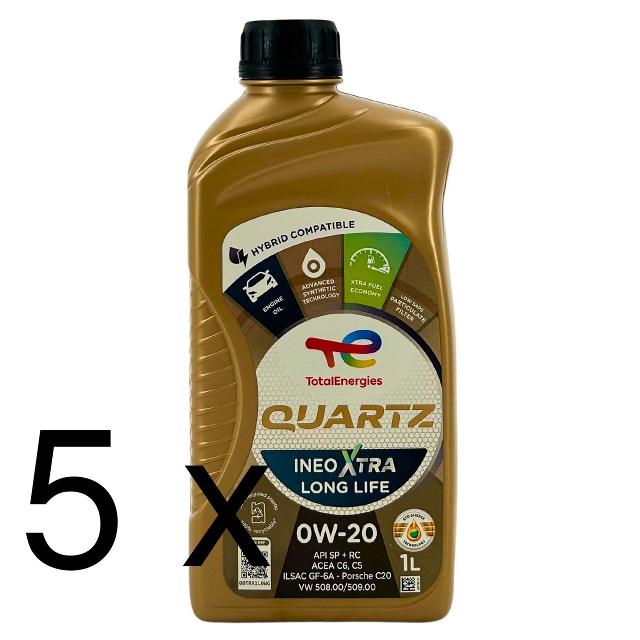 Total Quartz Ineo Xtra Longlife 0W-20 5x1 Liter