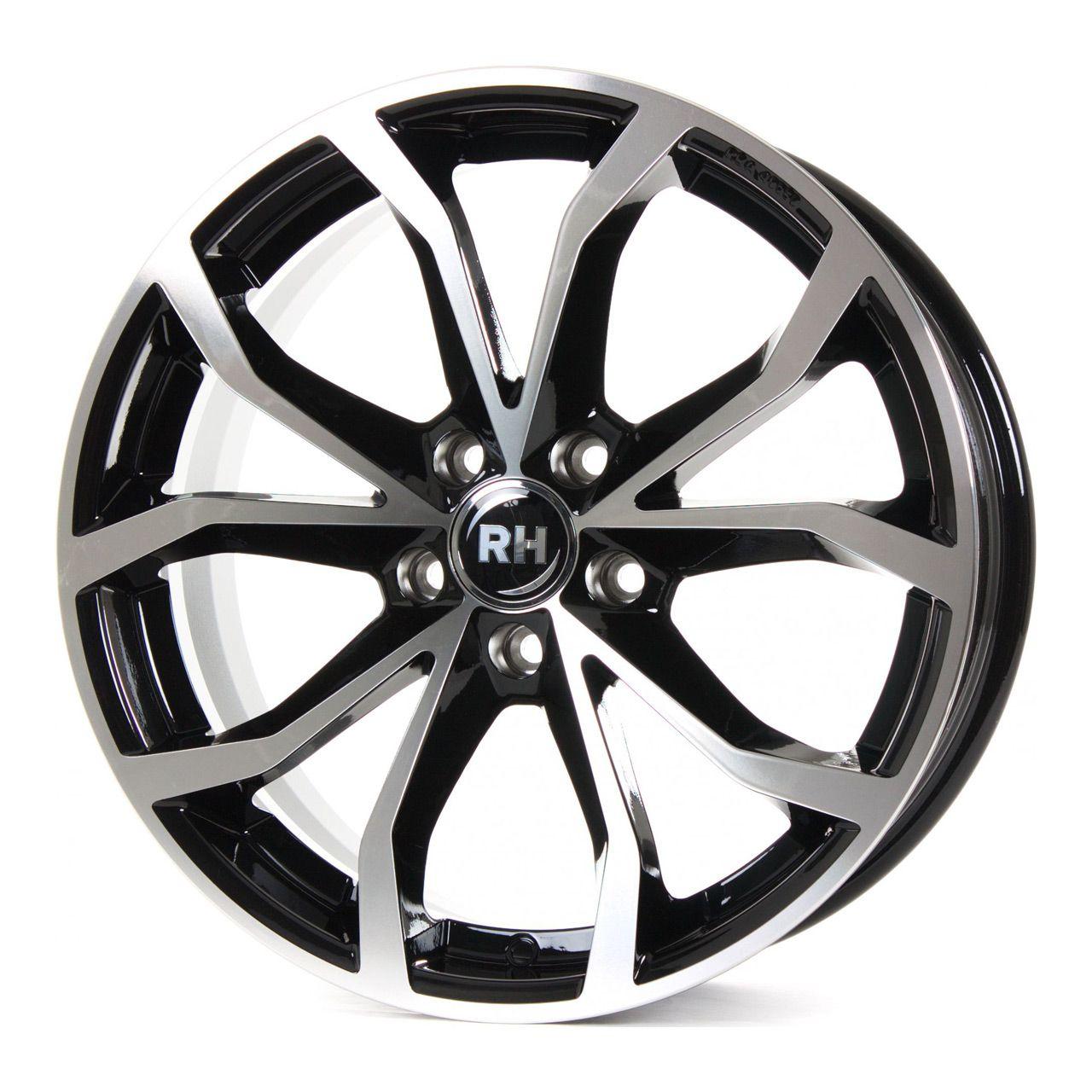 RH DF ENERGY schwarz voll poliert 7.0Jx16 5x120 ET45