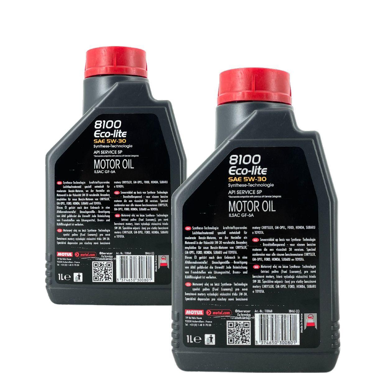 Motul 8100 Eco-lite 5W-30 2x1 Liter