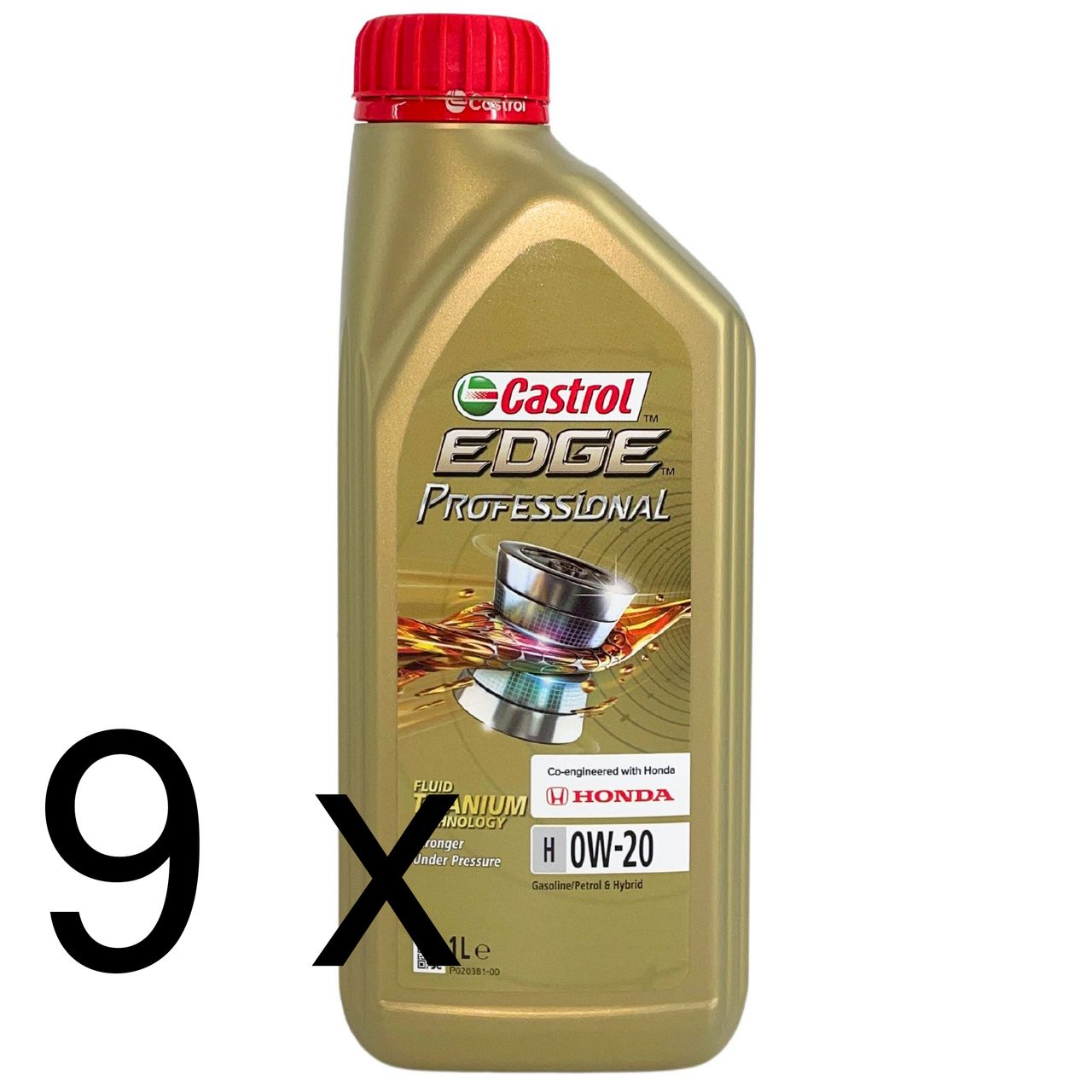 Castrol Edge Professional Fluid Titanium H 0W-20 9x1 Liter