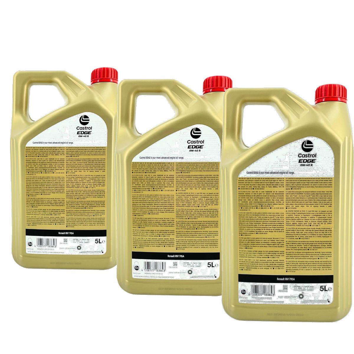 Castrol Edge 0W-40 R 3x5 Liter