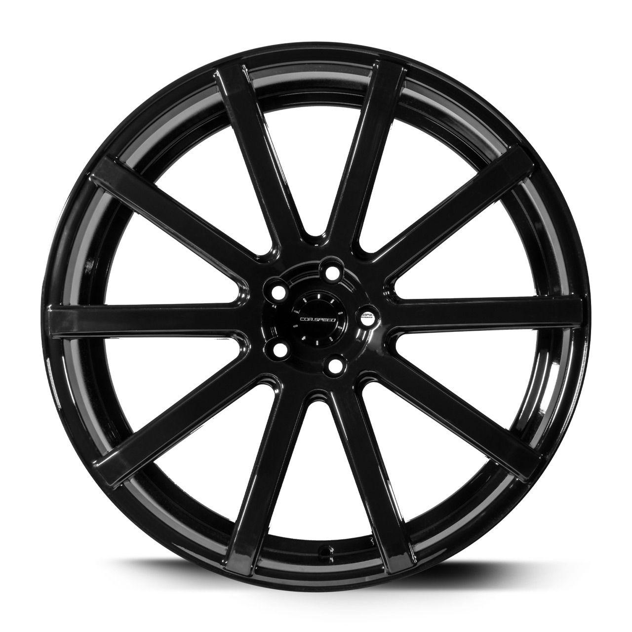CORSPEED DEVILLE Higloss-Black 9.5Jx22 5x112 ET20