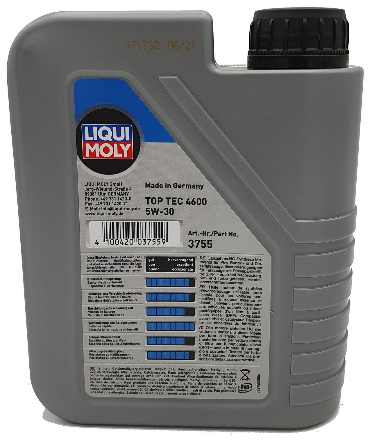 Liqui Moly Top Tec 4600 5W-30 1 Liter