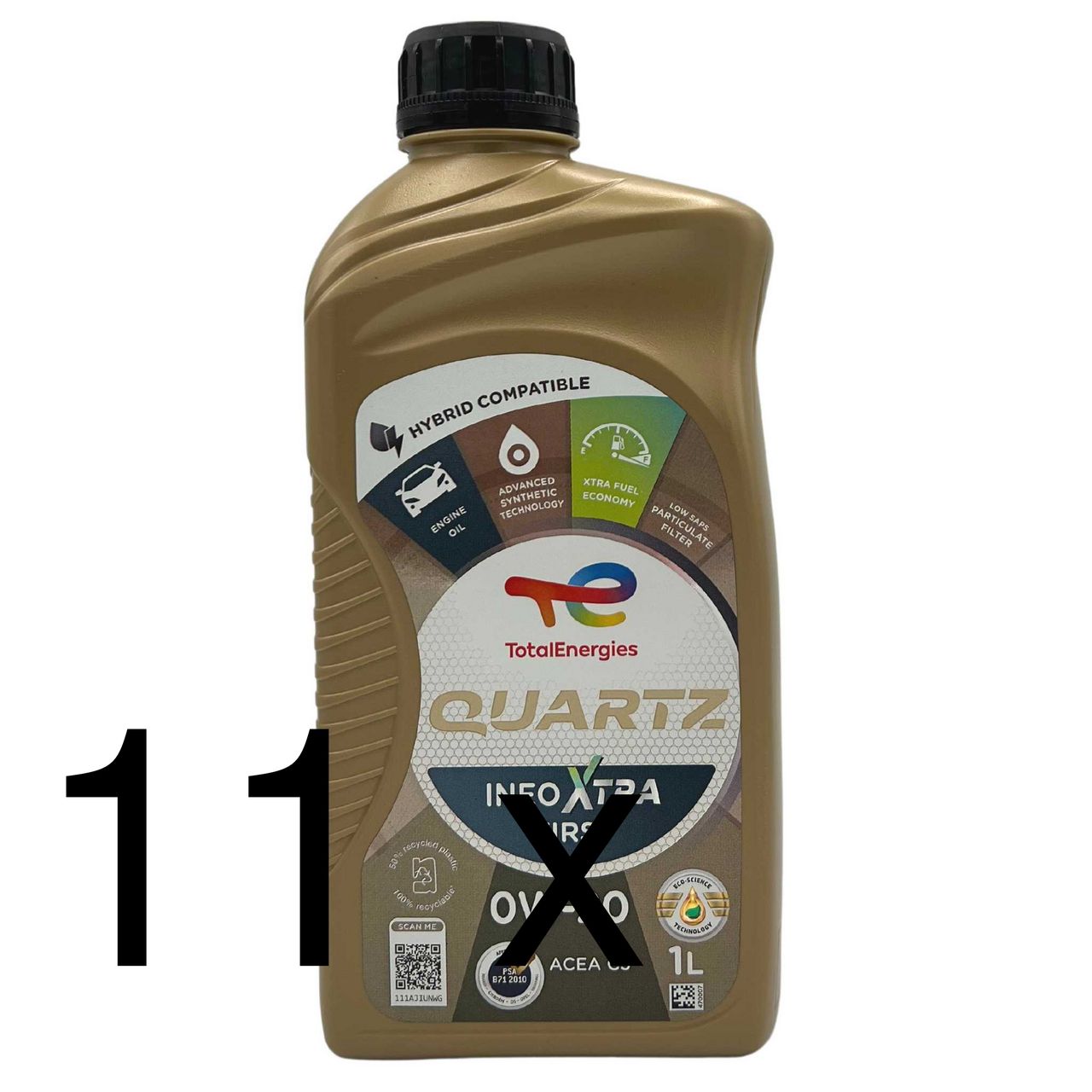 Total Quartz Ineo Xtra First 0W-20 11x1 Liter