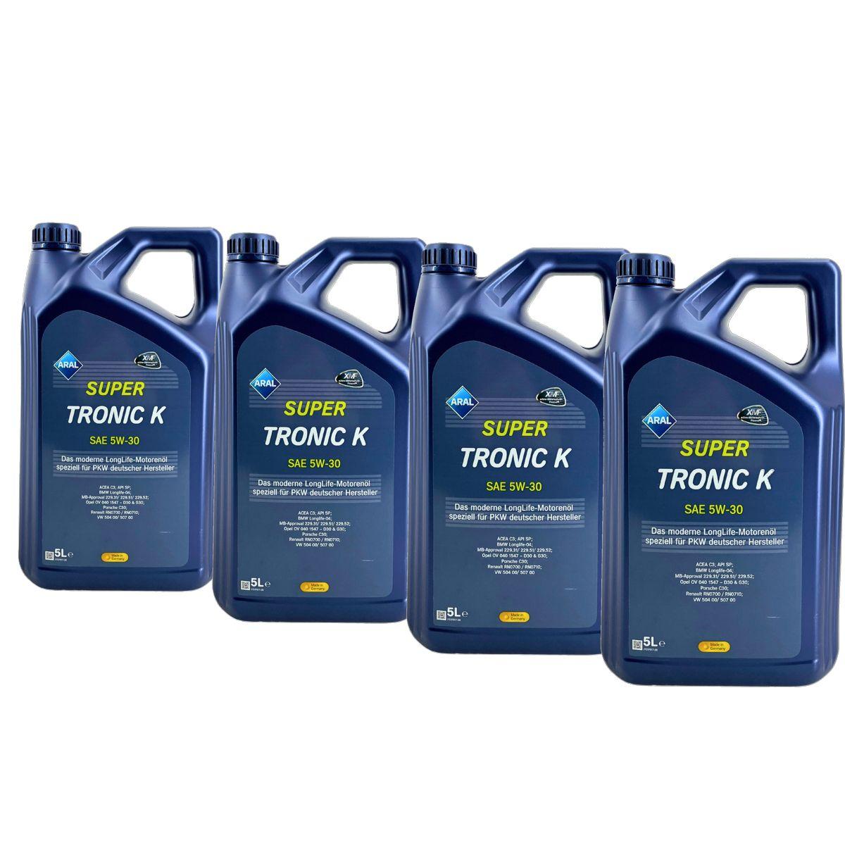 Aral SuperTronic K 5W-30 4x5 Liter