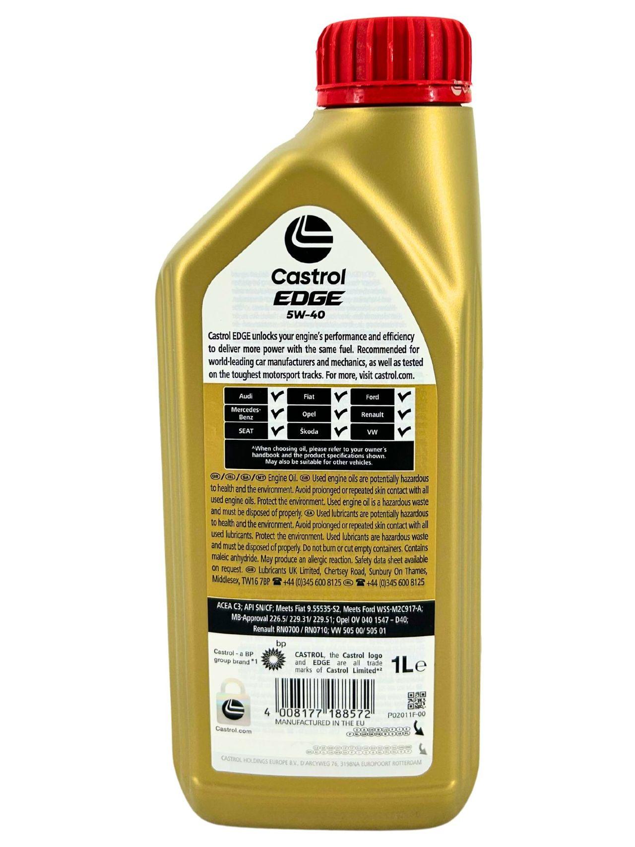 Castrol Edge 5W-40 1 Liter