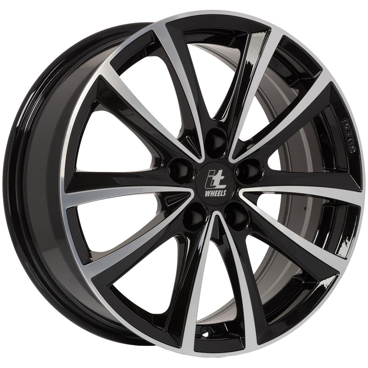 Itwheels Elena Black glossy polished 7x17 5x112 ET49
