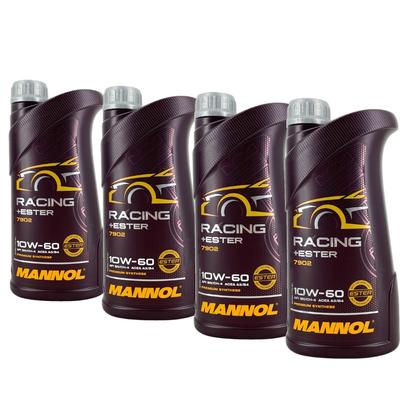 Mannol Racing + Ester 10W-60 4x1 Liter