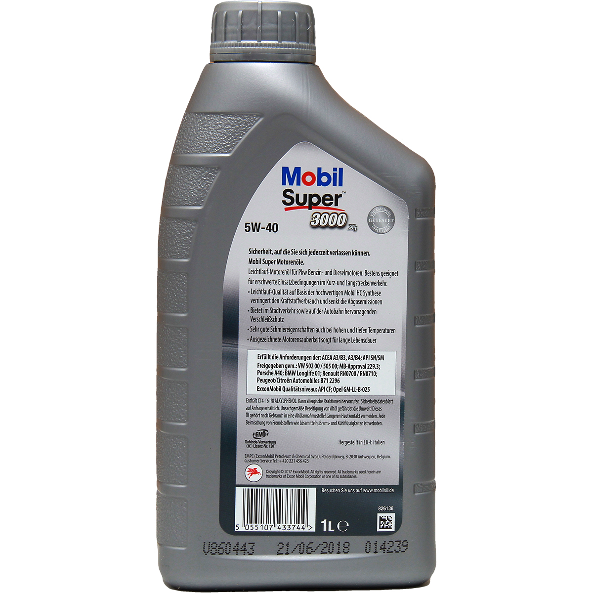 Mobil Super 3000 X1 5W-40 1 Liter