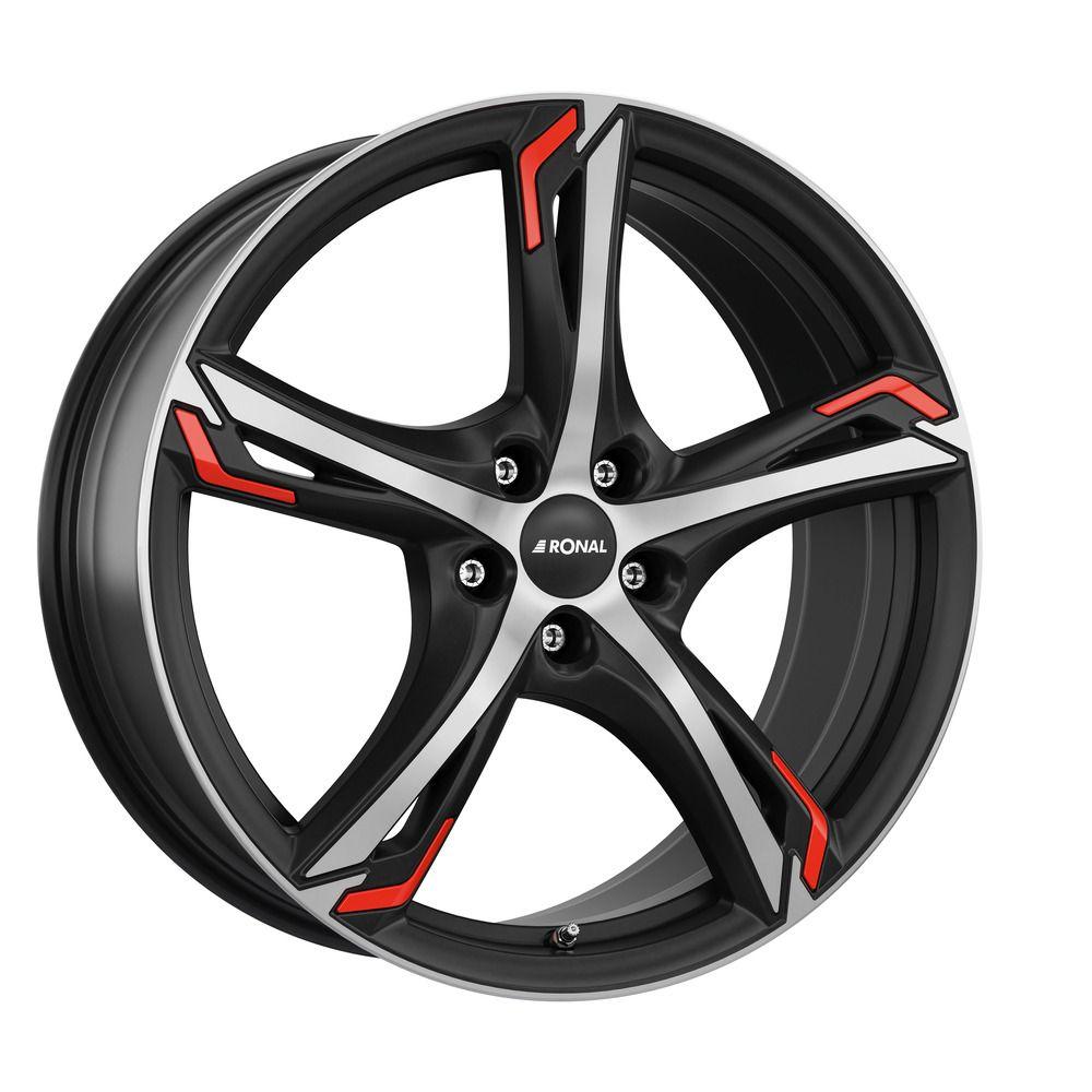 RONAL RONAL R62 RED jetblack-matt-frontkopiert 8.0Jx19 5x112 ET35