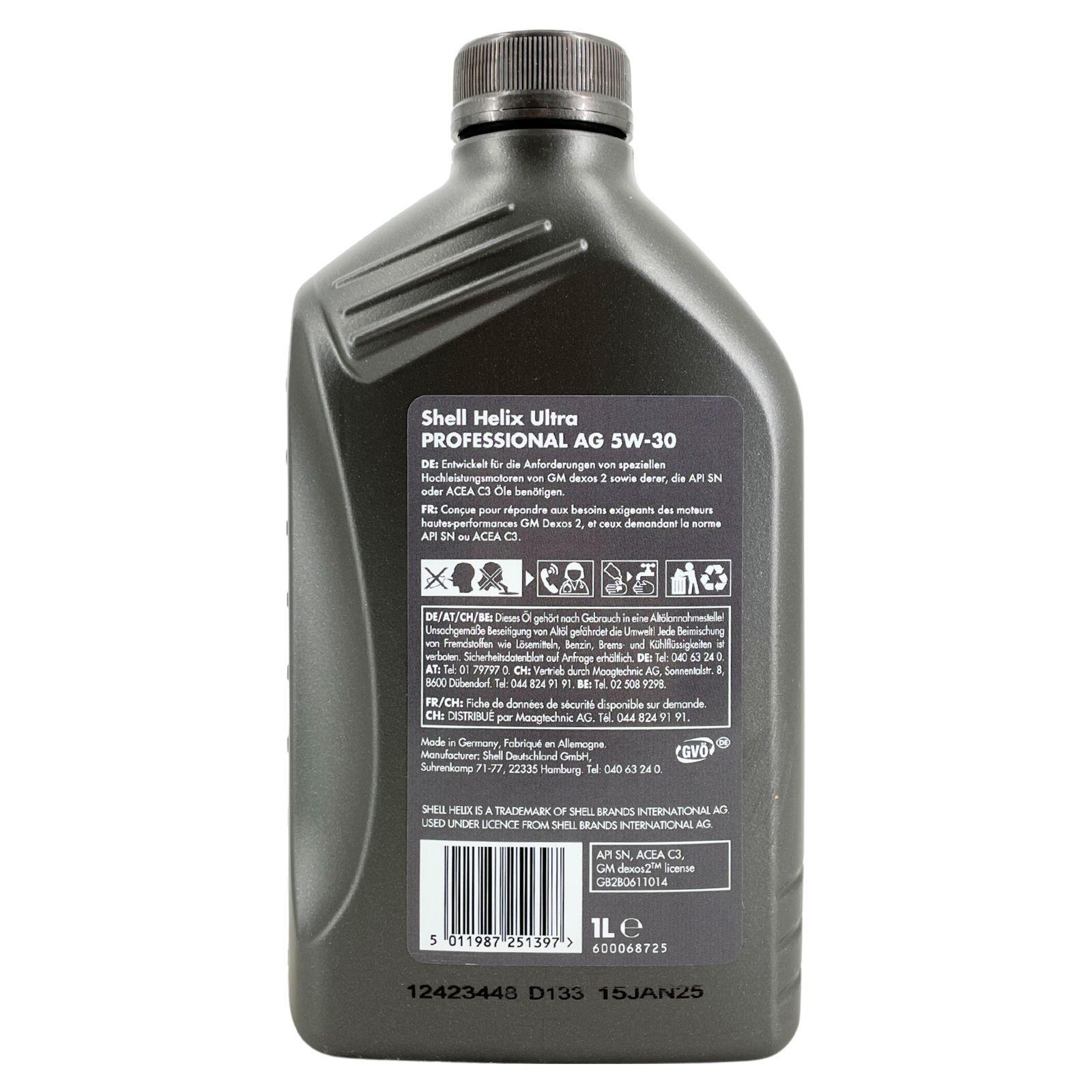 Shell Helix Ultra Professional AG 5W-30 1 Liter