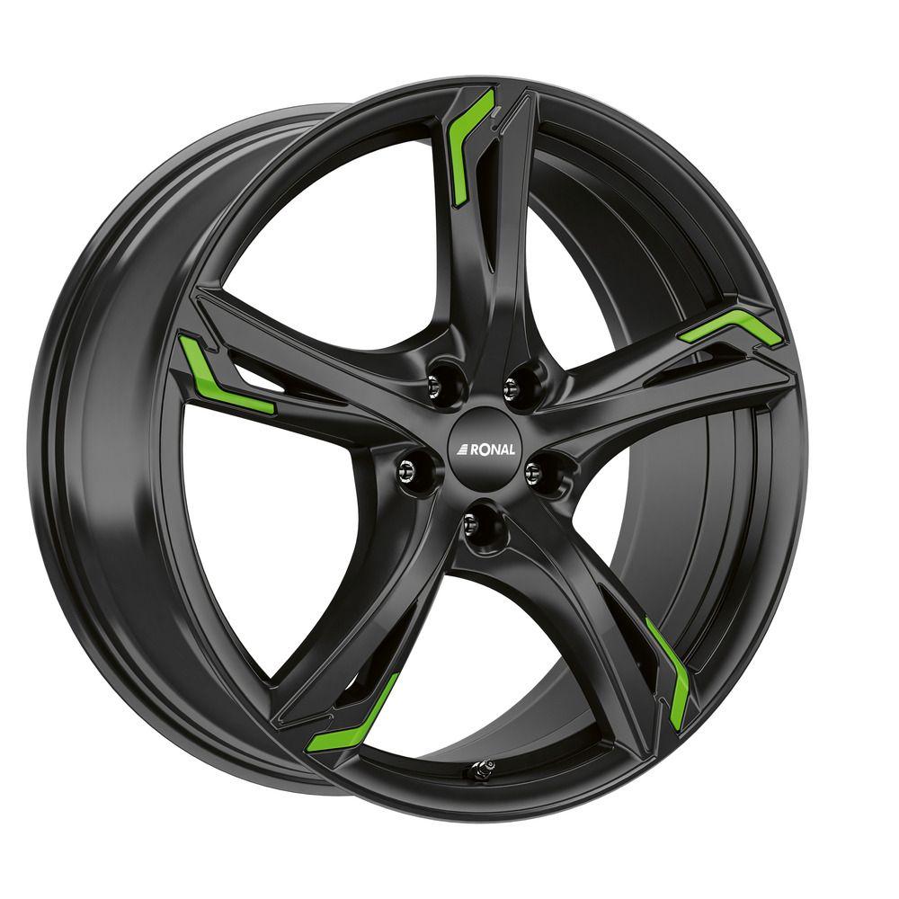 RONAL RONAL R62 GREEN jetblack 7.5Jx18 5x114.3 ET40