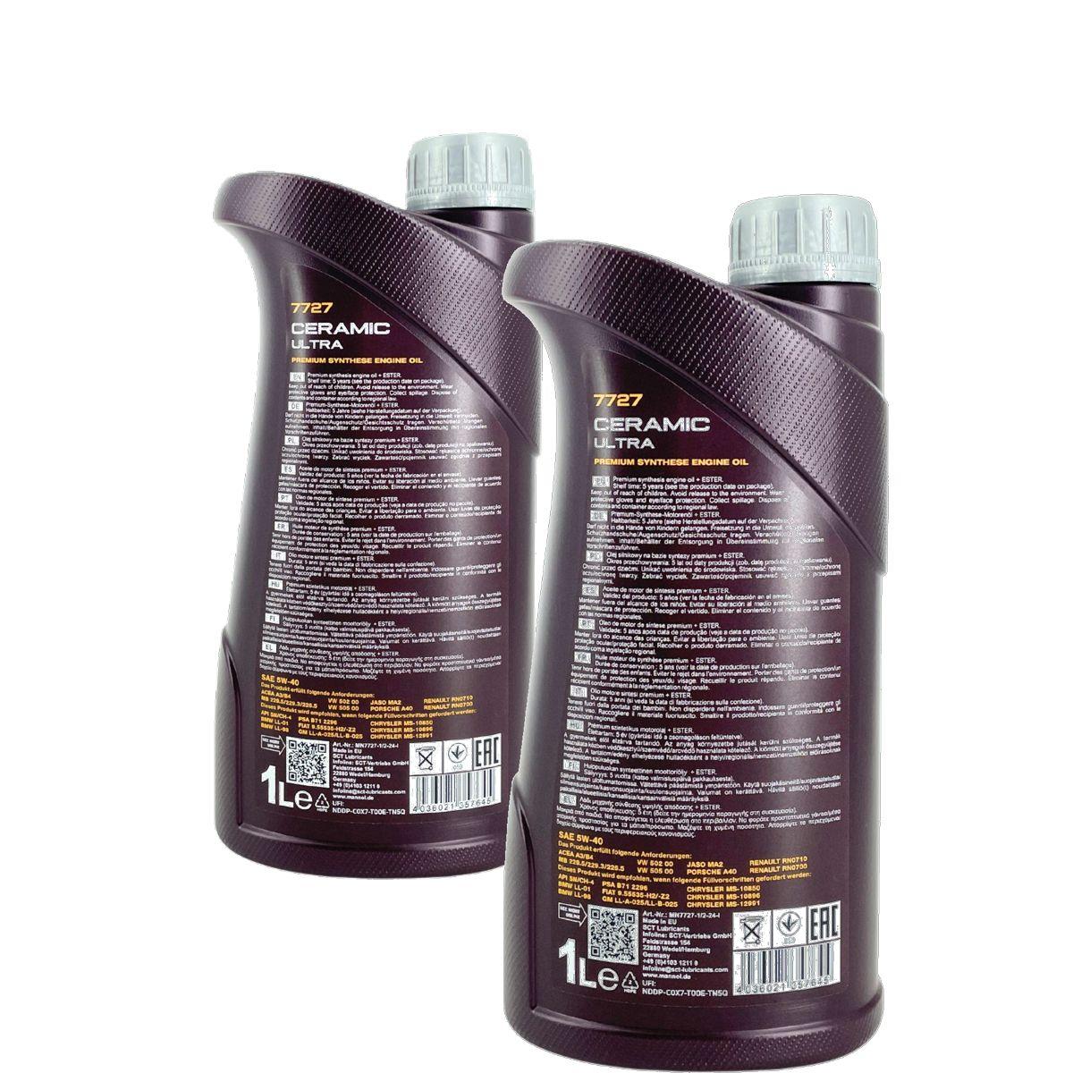 Mannol Ceramic Ultra 5W-40 2x1 Liter