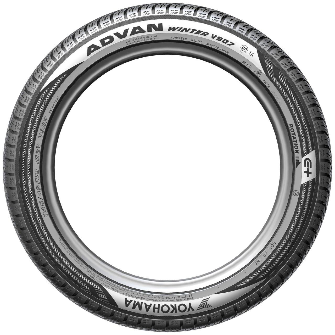 YOKOHAMA ADVAN WINTER (V907A) (MO1A) 275/40R19 105V (MO1A) XL RPB BSW