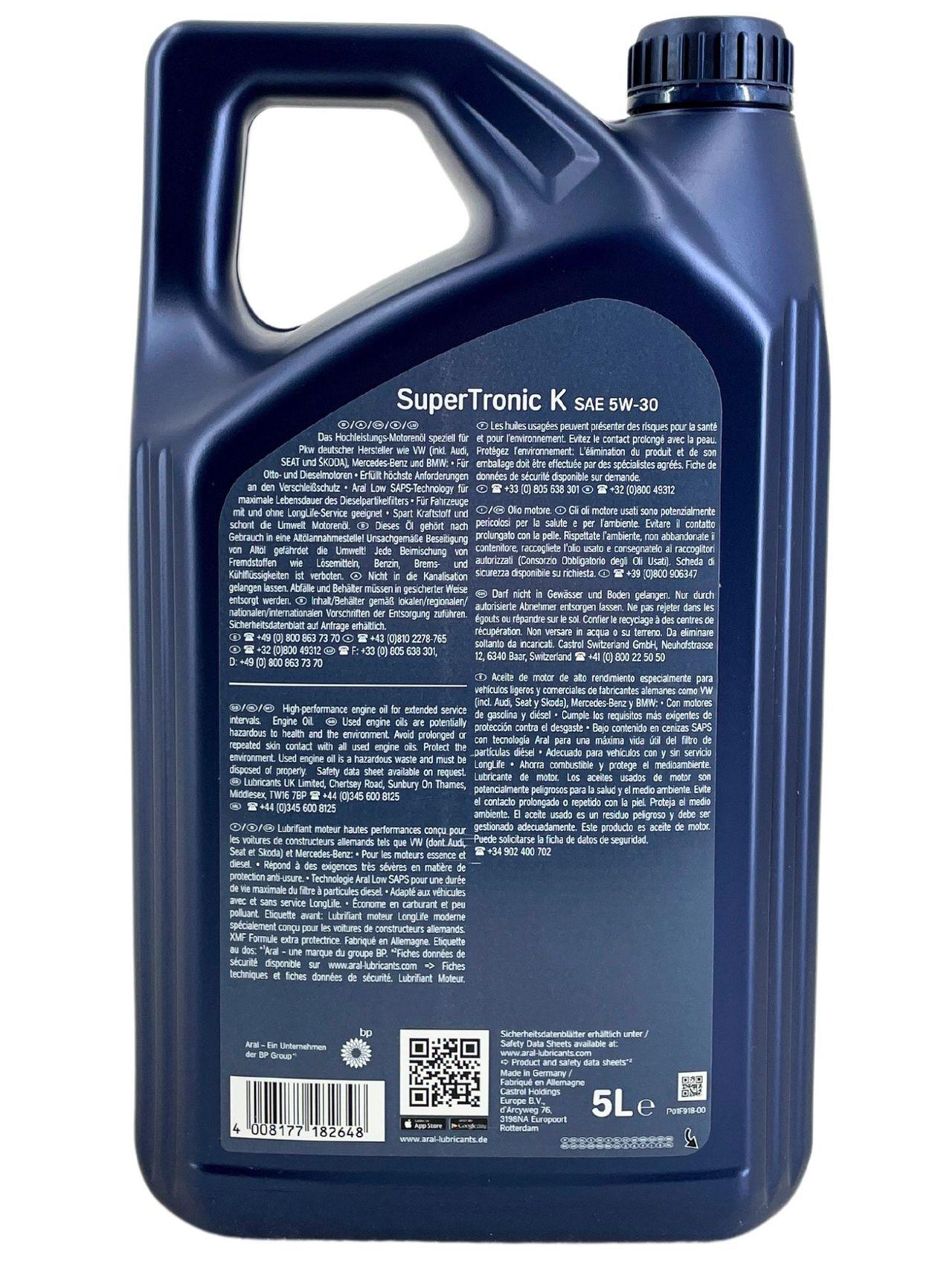 Aral SuperTronic K 5W-30 5 Liter