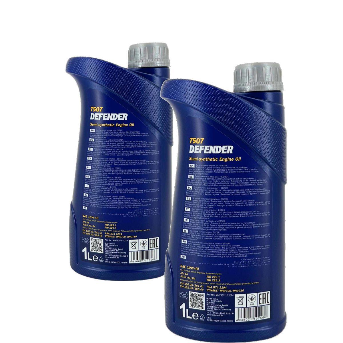 Mannol Defender 10W-40 2x1 Liter