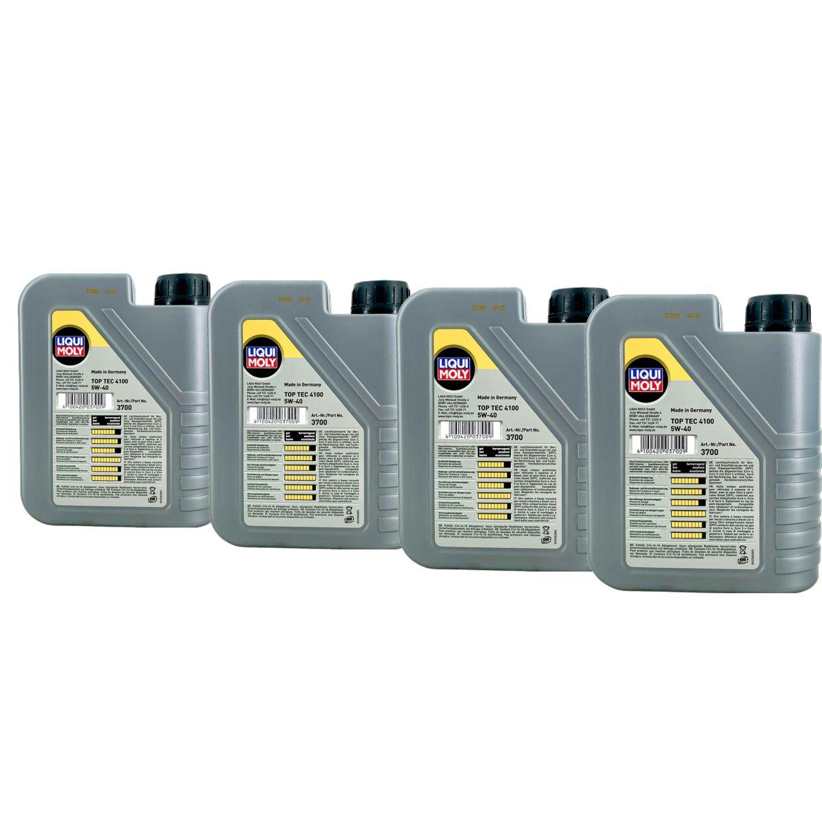 Liqui Moly Top Tec 4100 5W-40 4x1 Liter