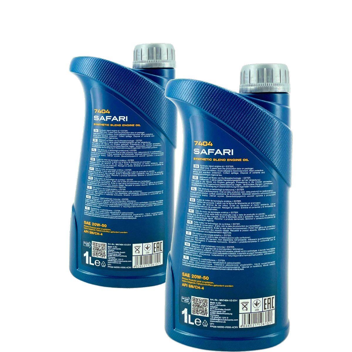 Mannol Safari 20W-50 2x1 Liter