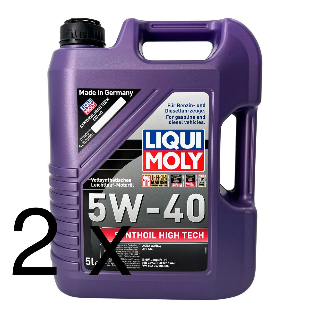 Liqui Moly Synthoil High Tech 5W-40 2x5 Liter