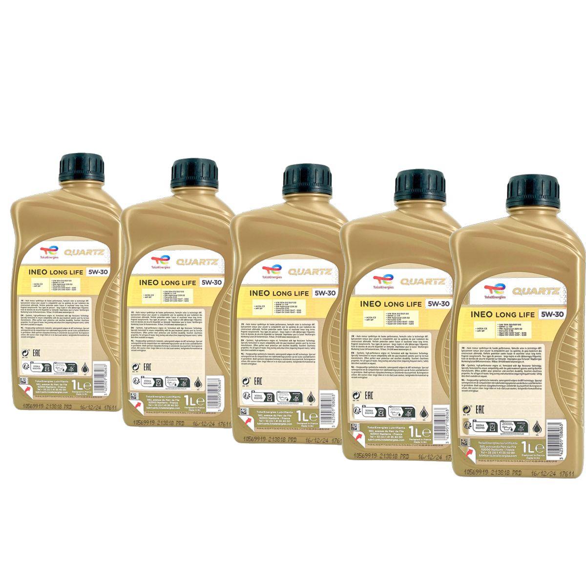 Total Quartz Ineo Longlife 5W-30 5x1 Liter