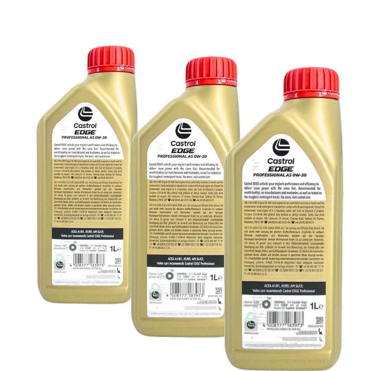 Castrol Edge Professional A5 0W-30 3x1 Liter
