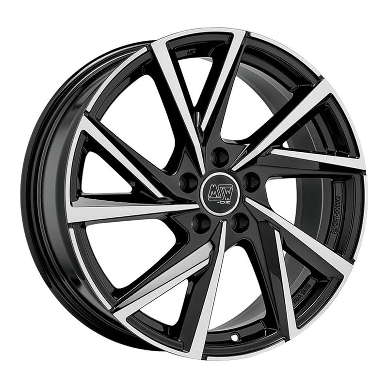 MSW (OZ) MSW 80/5 gloss black full polished 7.0Jx17 5x108 ET40