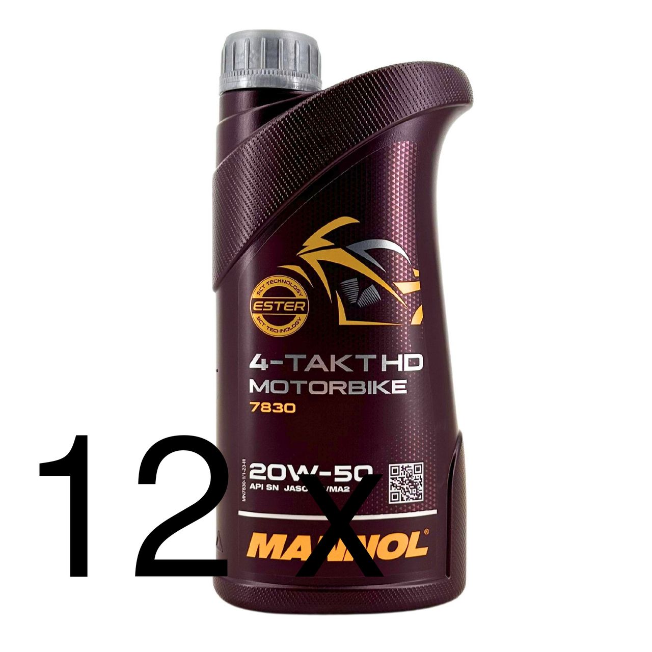 Mannol 4-Takt Motorbike HD 20W-50 12x1 Liter