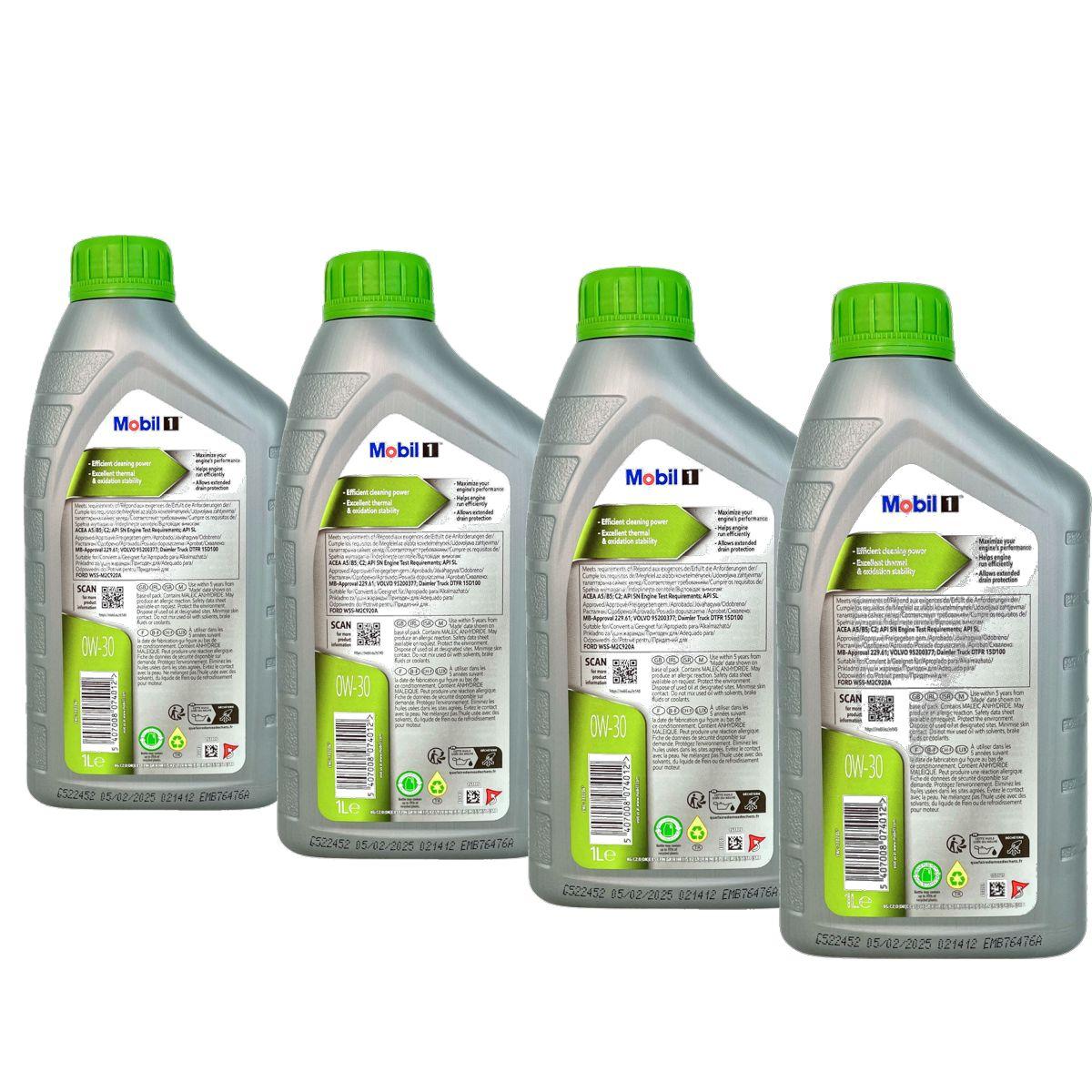 Mobil 1 ESP LV 0W-30 4x1 Liter