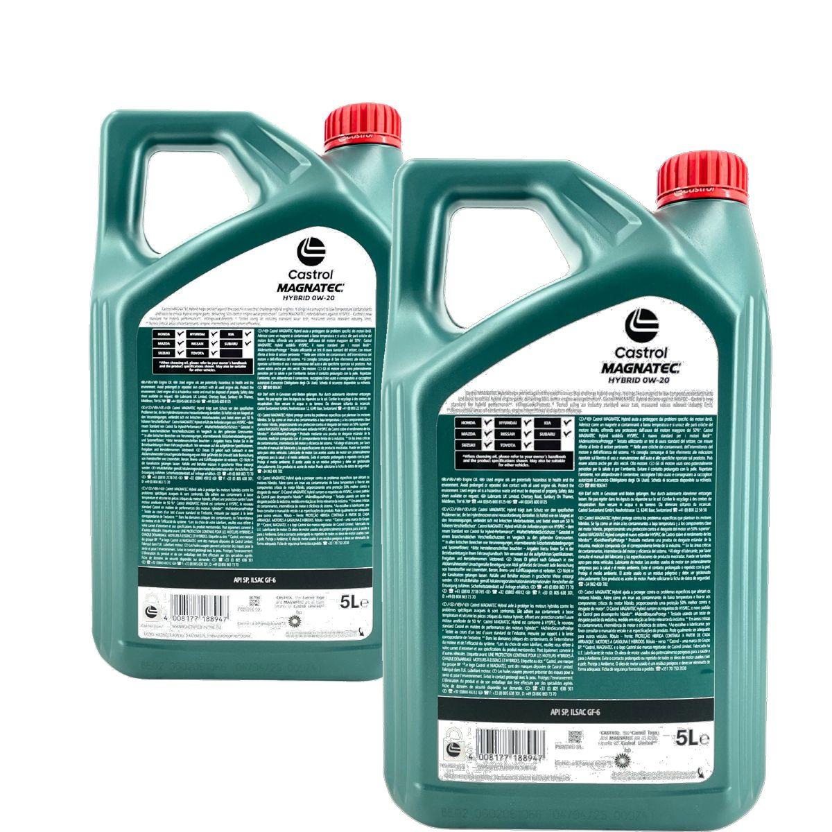 Castrol Magnatec Hybrid 0W-20 2x5 Liter
