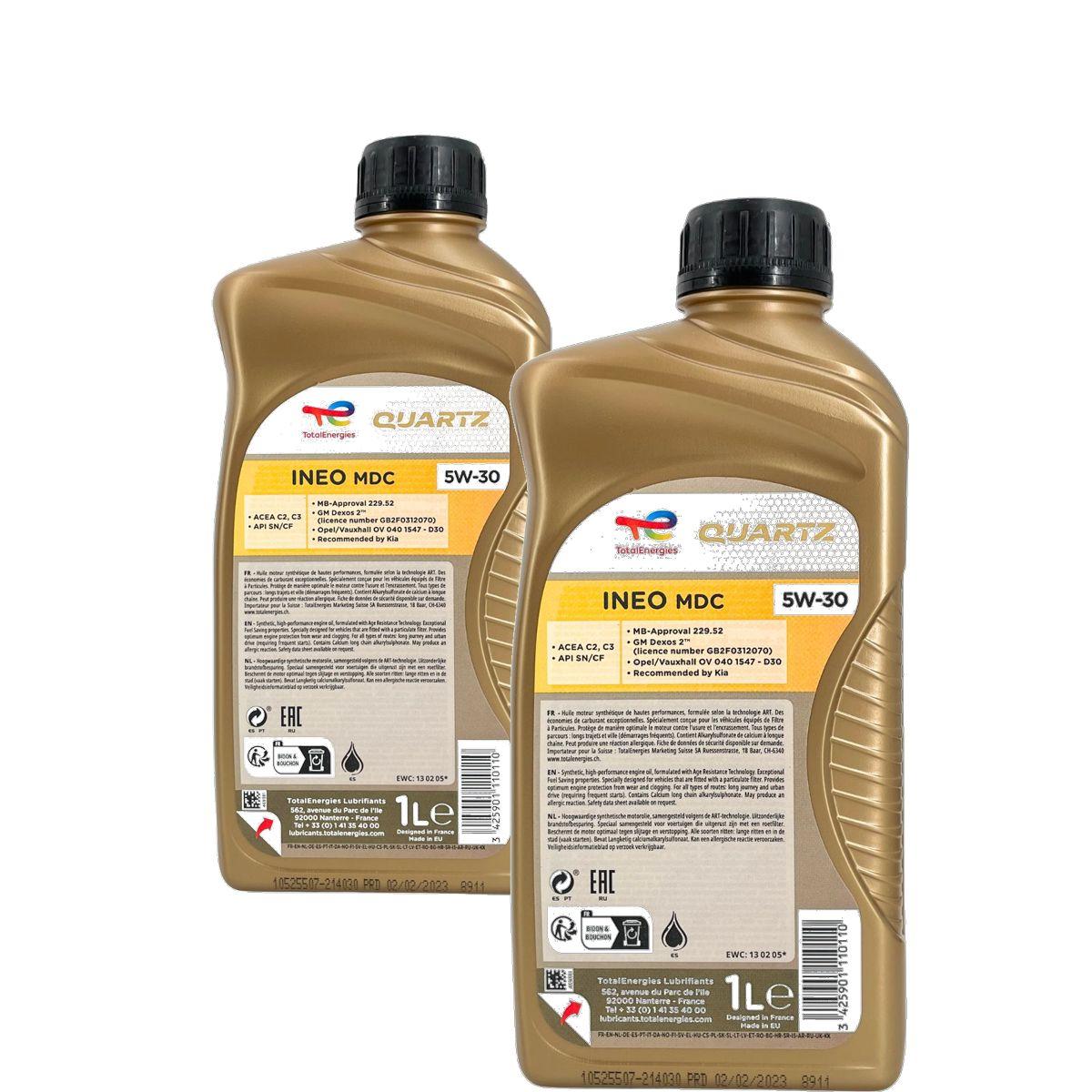Total Quartz Ineo MDC 5W-30 2x1 Liter