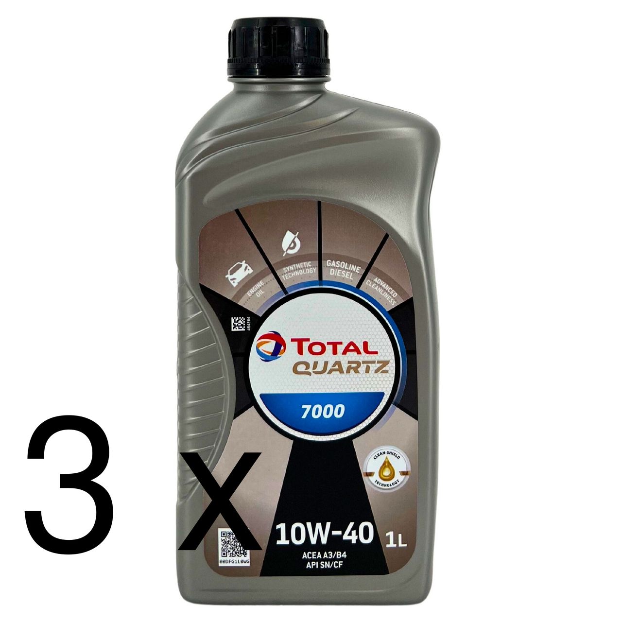 Total Quartz 7000 10W-40 3x1 Liter