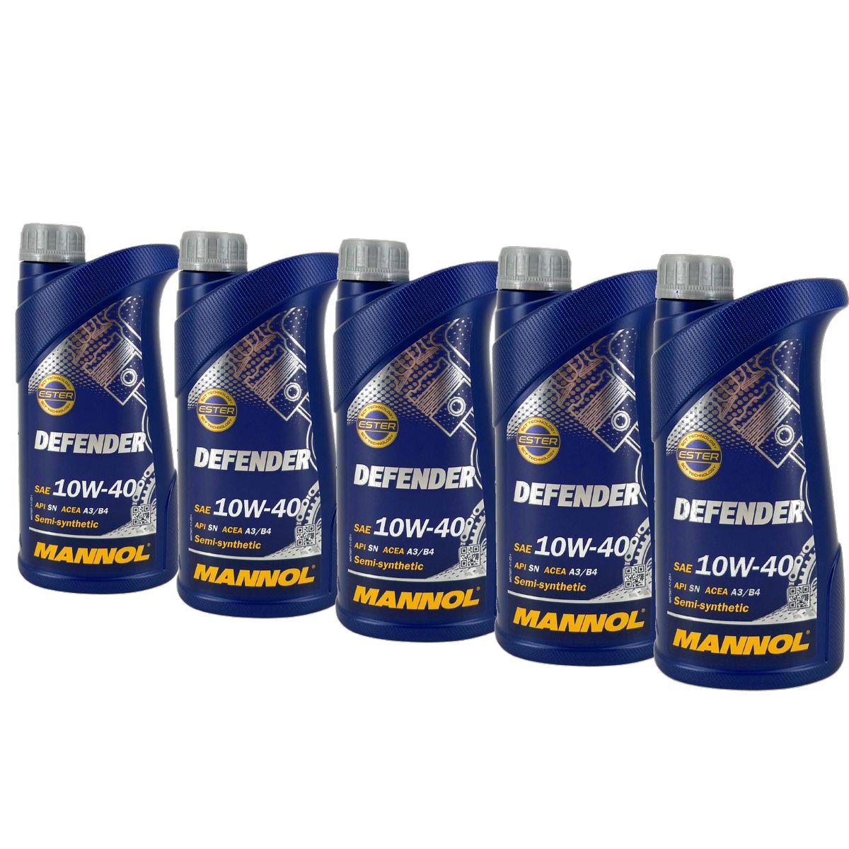 Mannol Defender 10W-40 5x1 Liter