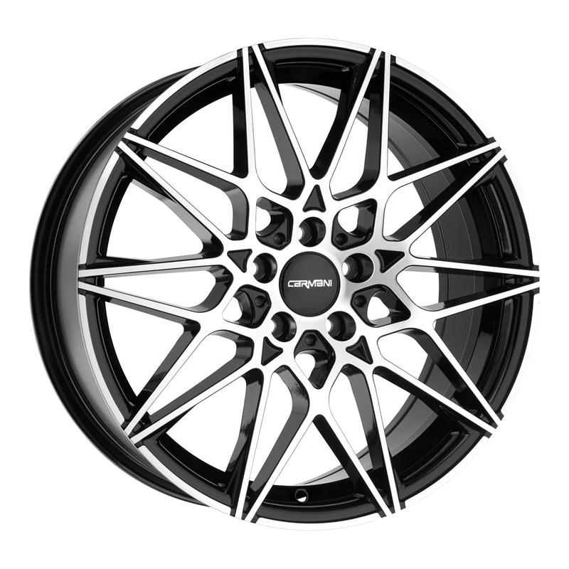 CARMANI 18 KNUT black polish 9.0Jx19 5x112 ET44