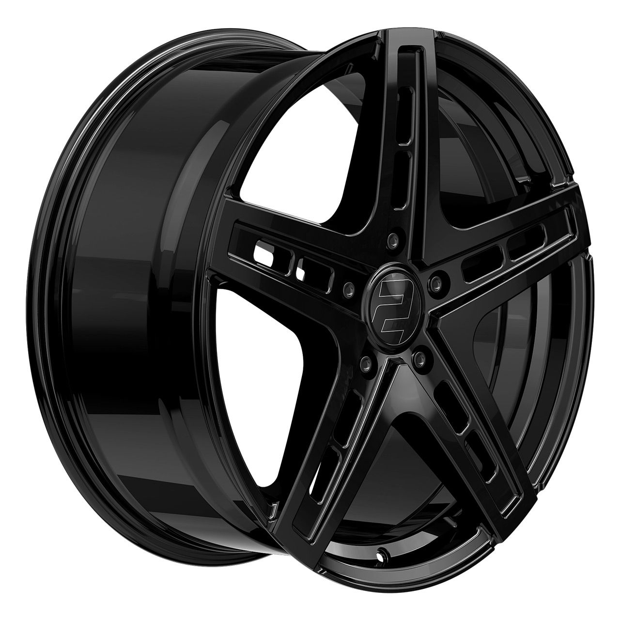 WHEELWORLD-2DRV WH38 black glossy painted 9.5Jx22 5x130 ET35