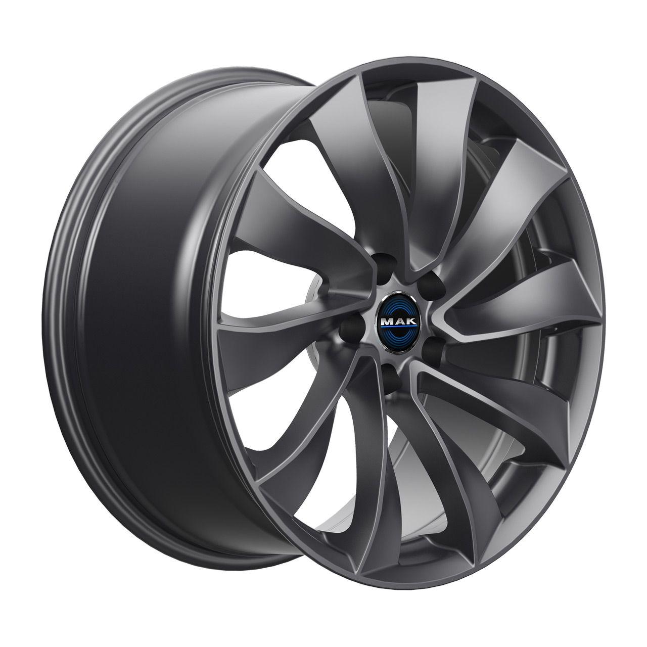 MAK SOLAR gloss gun metallic 8.5Jx18 5x114 ET38