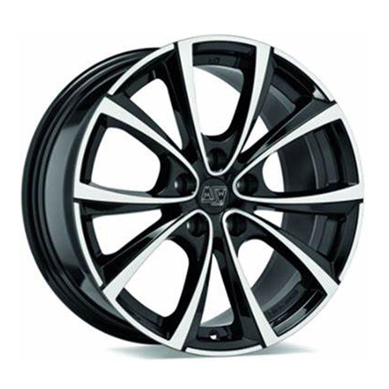 MSW (OZ) SAHARA 5 gloss black full polished 8.0Jx18 5x127 ET40