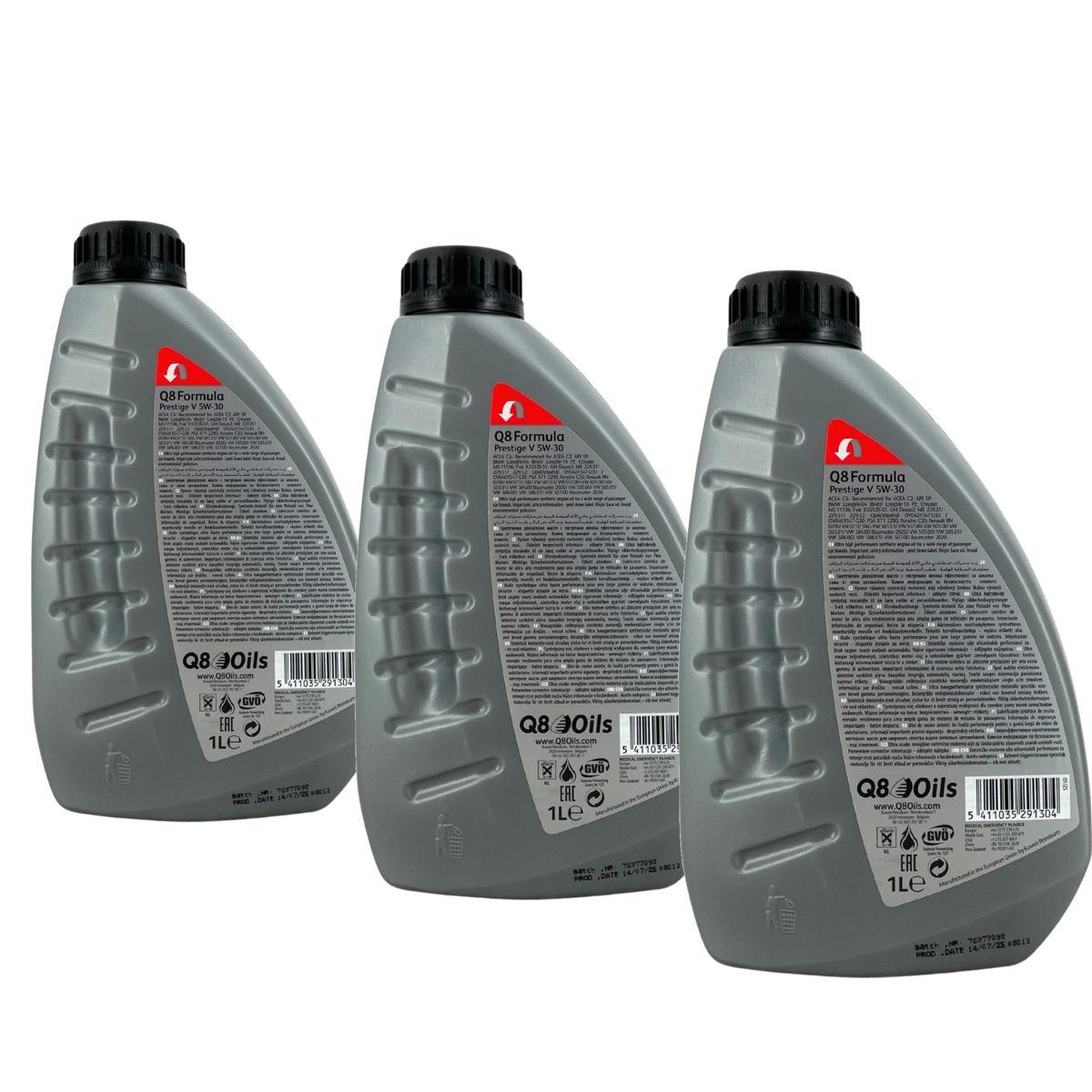 Q8 Formula Prestige V 5W-30 3x1 Liter