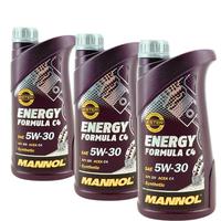 Mannol Energy Formula C4 5W-30 3x1 Liter