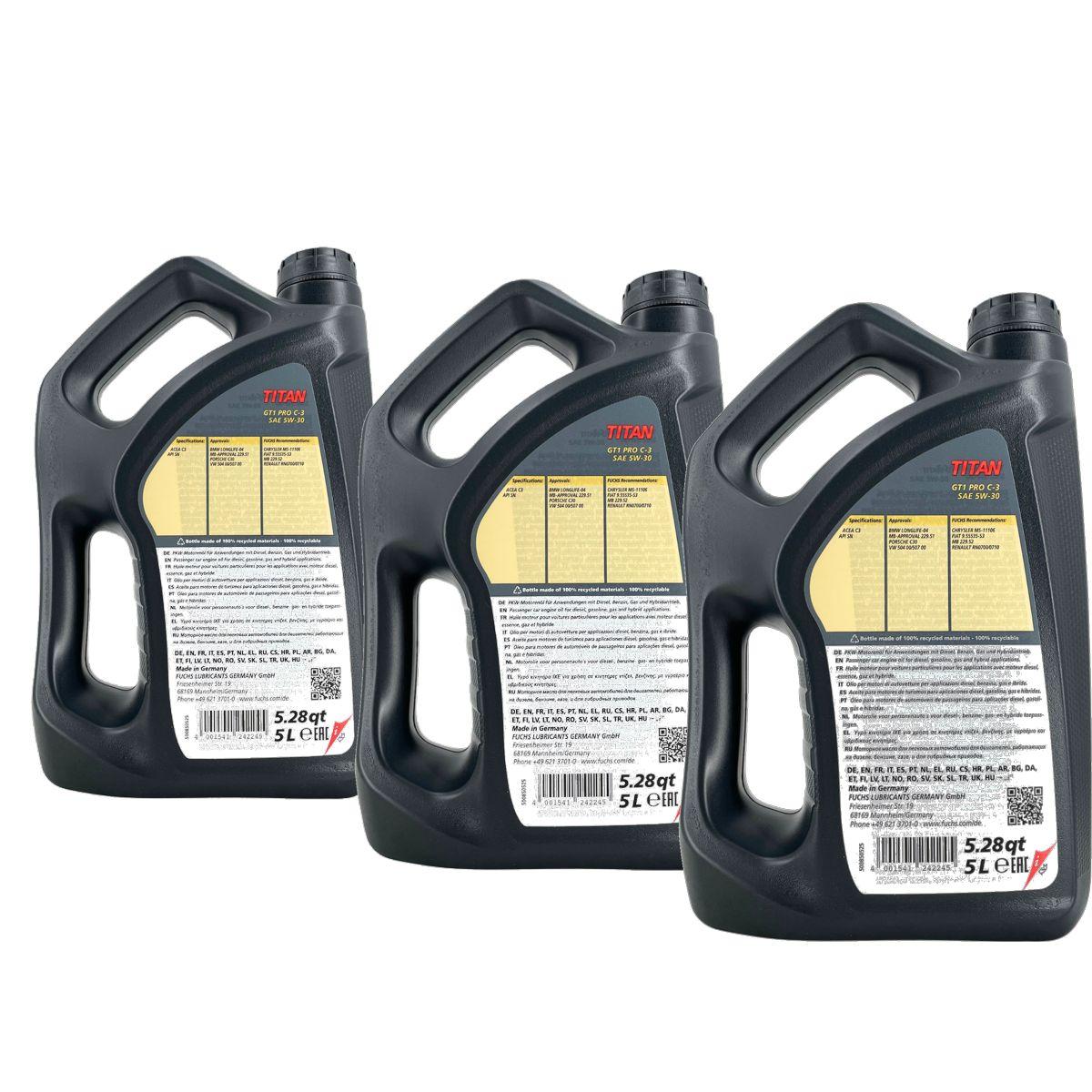 Fuchs Titan GT1 PRO C-3 5W-30 3x5 Liter
