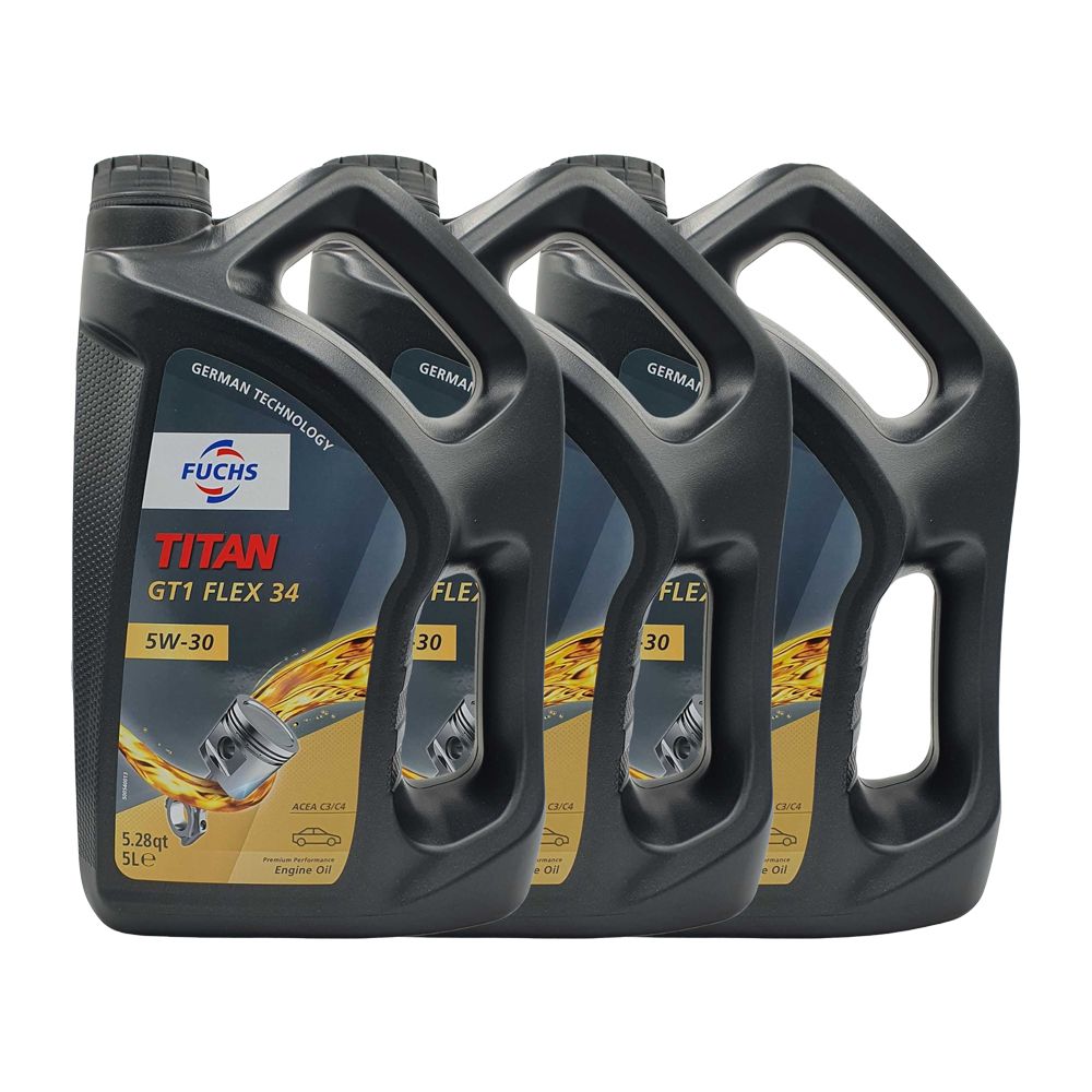 Fuchs Titan GT1 Flex 34  5W-30 3x5 Liter