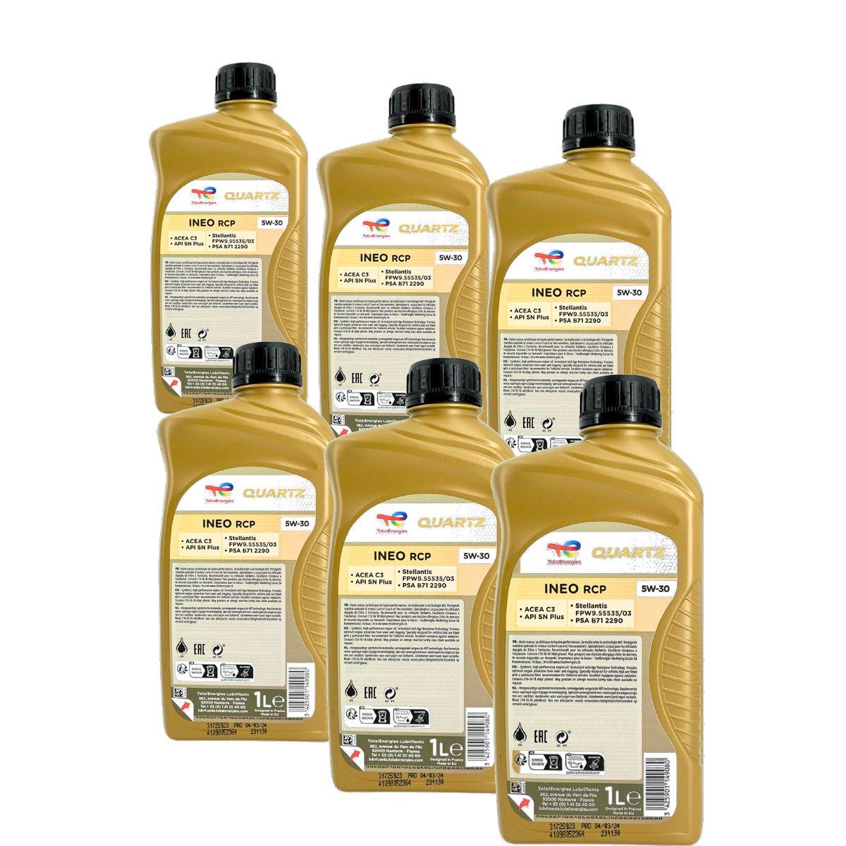 Total Quartz Ineo RCP 5W-30 6x1 Liter
