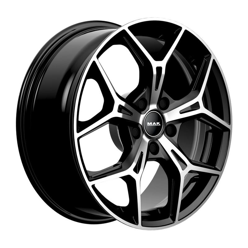 MAK EPICA black mirror 7.0Jx17 5x108 ET50