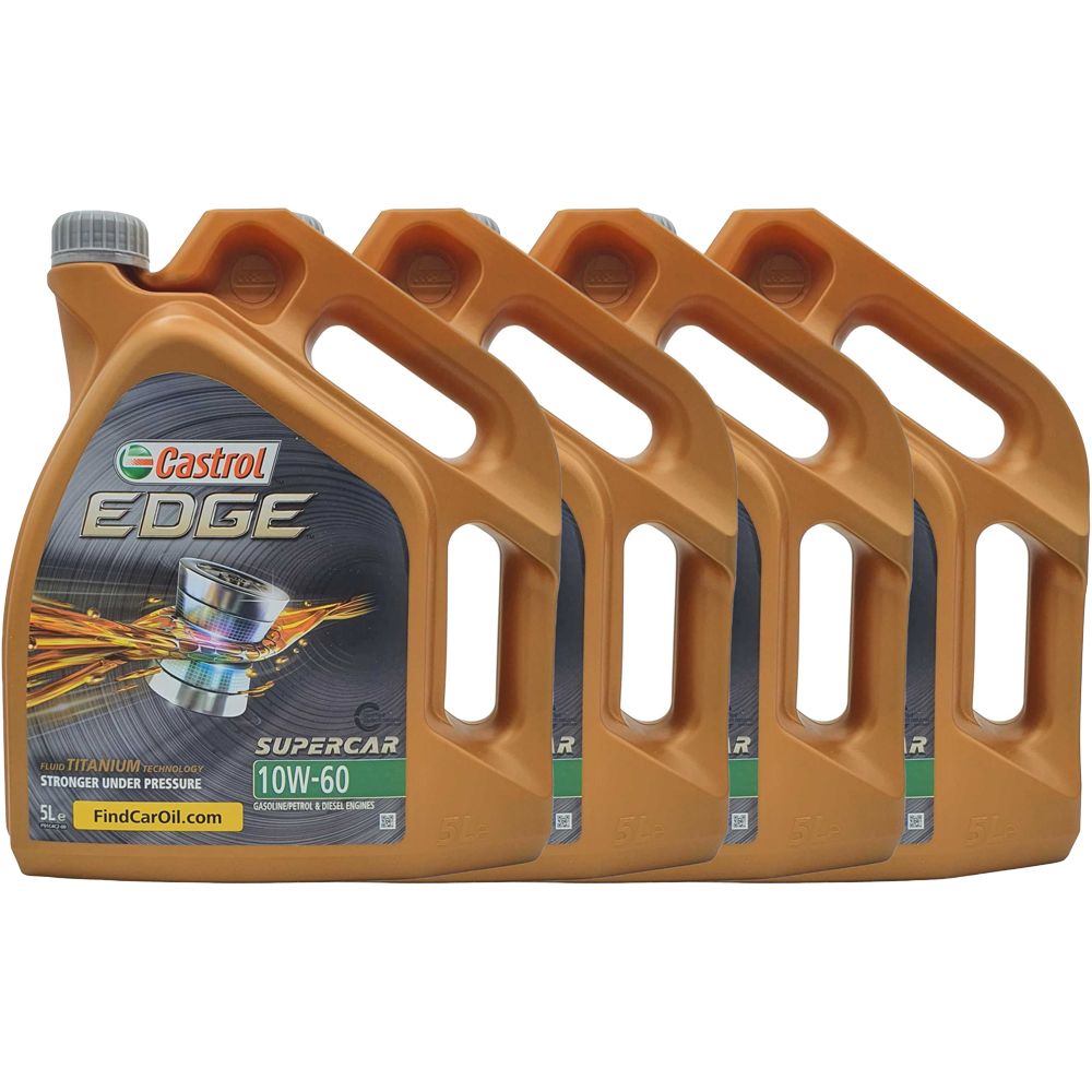 Castrol Edge Fluid Titanium Supercar 10W-60 4x5 Liter