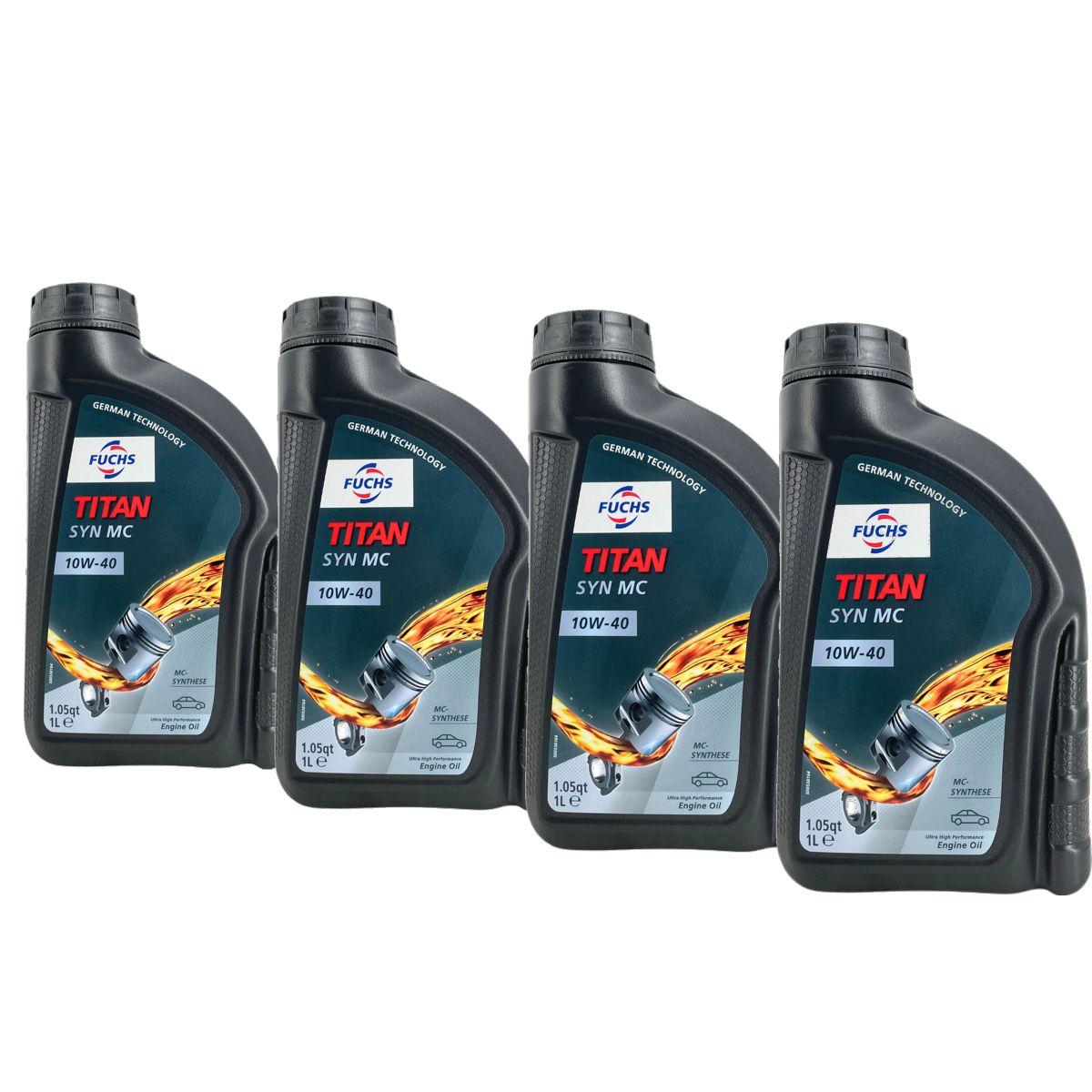 Fuchs Titan Syn MC 10W-40 4x1 Liter