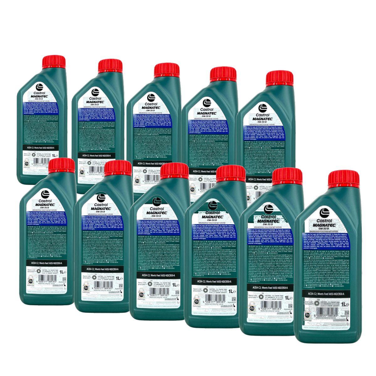 Ford Castrol Magnatec 0W-30 D 11x1 Liter
