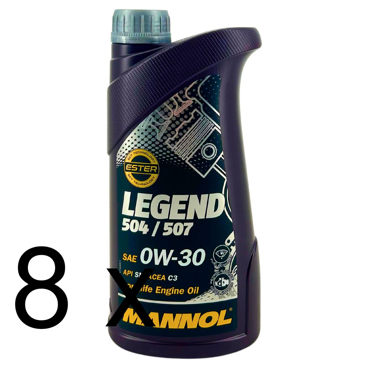 Mannol Legend 504/507 0W-30 8x1 Liter