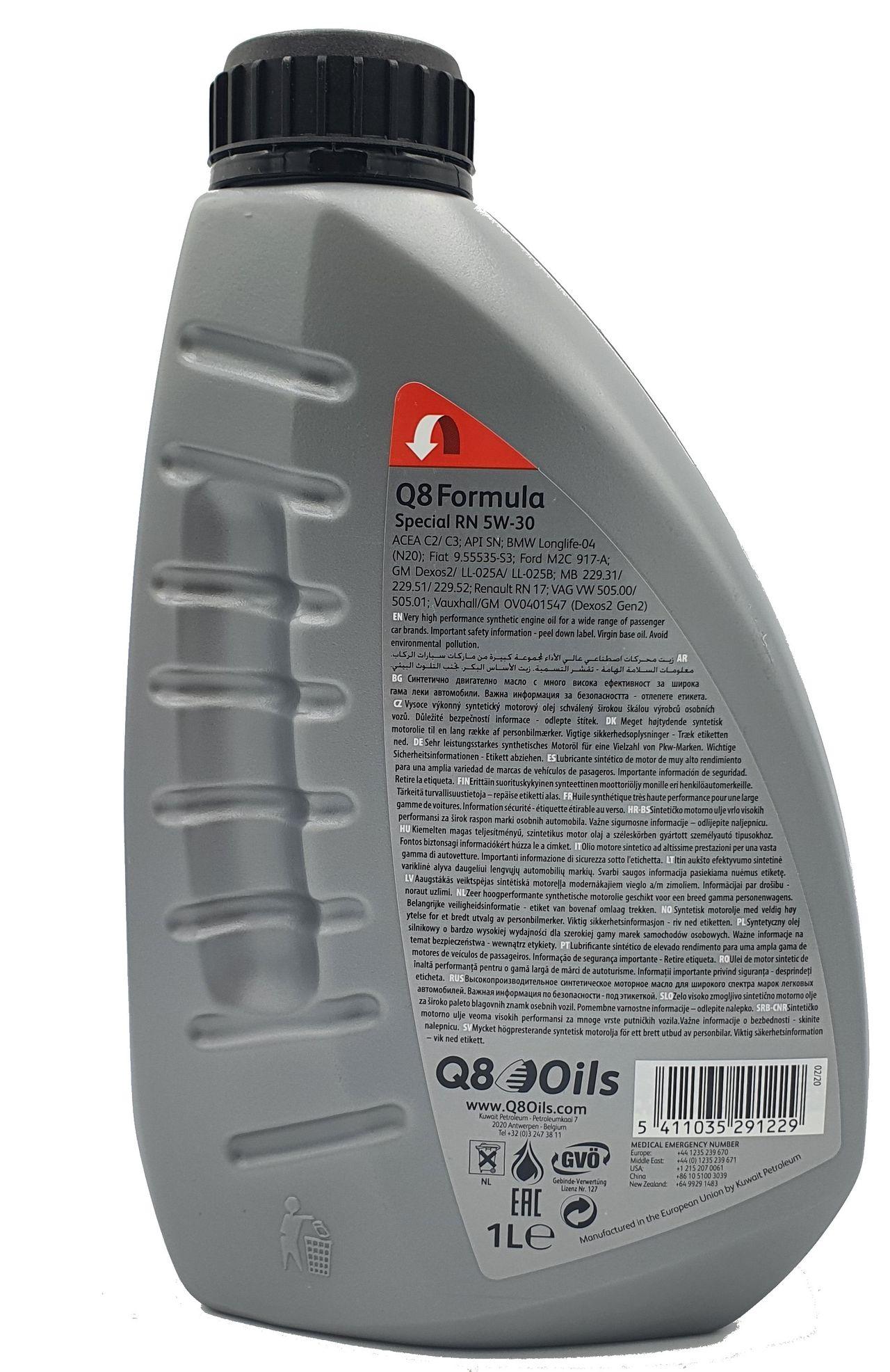 Q8 Formula Special RN 5W-30 1 Liter