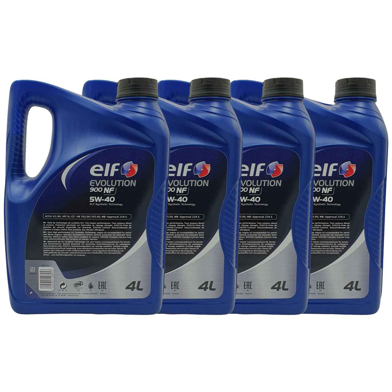 Elf Evolution 900 NF 5W-40 4x4 Liter | G22528042