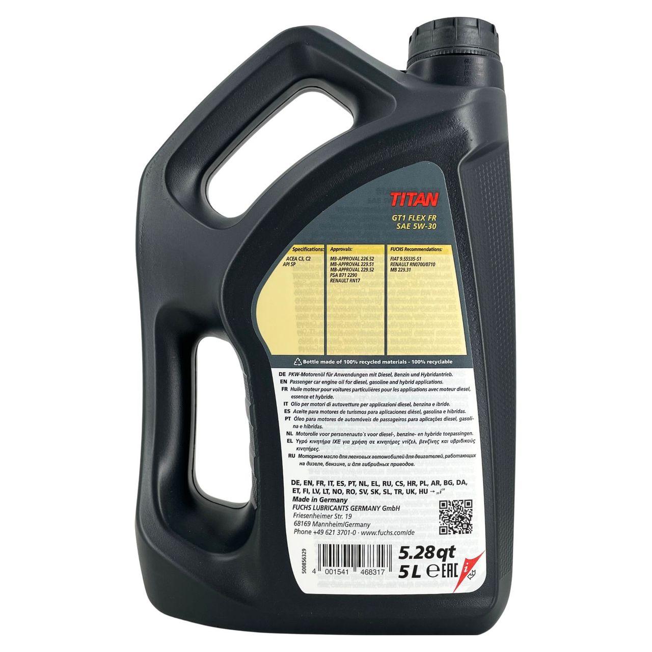 Fuchs Titan GT1 Flex FR 5W-30 5 Liter